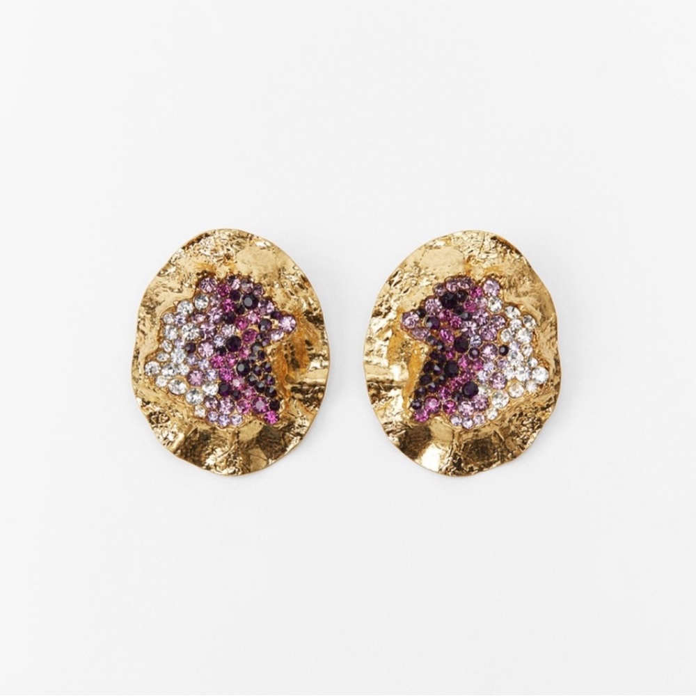 Zara rhinestone earrings